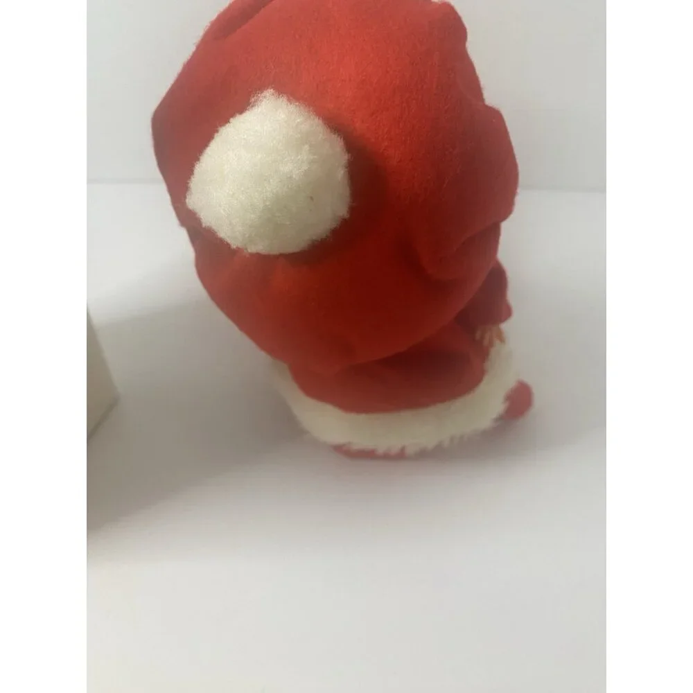 Vintage Christmas Wind‎ Up Musical Mrs Claus Pixie Shelf Sitter Japan Works